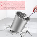 Stainless Steel Fit for ninja Creami Deluxe Containers– 4 Pack, 24 oz, Compatible with Ninja Creami CN501CO,NC501, NC500 Delux XL Series, Silicone Lids, BPA-Free, Dishwasher Safe, 5 Years Warranty