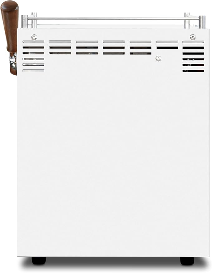 Ascaso Steel DUO PLUS Espresso Machine | PID | Programmable | Volumetric Controller | Dual Thermoblock | 120V | (White)