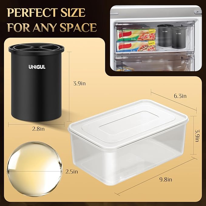 Clear Ice Cube Maker, 2.5" Stainless Steel Ice Ball Maker Mold for Whiskey & Cocktails, Non-BPA Premium Silicone Ice Cube Molds, Easy-Release Sphere Ice Maker, Bourbon Gifts for Men (2 PACK)