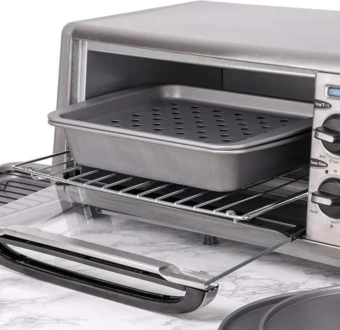 G & S Metal Products Company Ovenstuff Toaster Oven Bakeware Set, 8-Piece Set