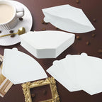 200 Count Cone Coffee Filter, #2 White Natural Cone Coffee Filter Paper fit for Drip Coffee Dripper Coffee Maker (1-4 Cup)
