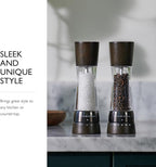 Cole & Mason Derwent Pepper Mill - Gourmet Precision Pepper Grinder - Refillable Seasoning and Spice Tools - Adjustable Black Peppercorn Grinder Settings - Black Wood