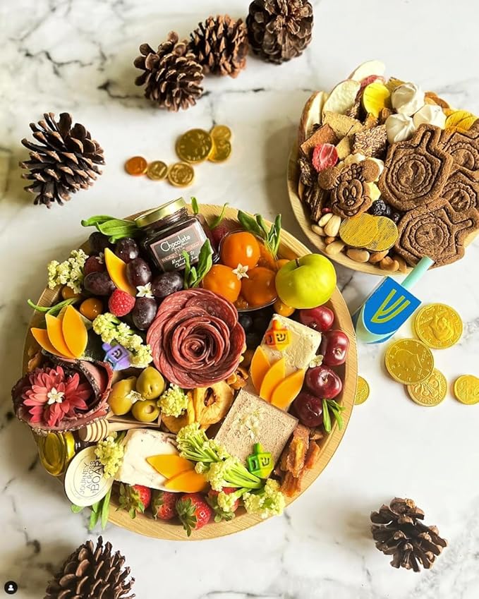 25-Pack 10" Round & 25-Pack 7" Round Compostable Palm Leaf Plates | Perfect for Parties, Weddings, and Catering Events