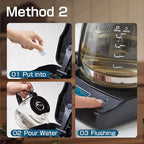 CLEARALIF Coffee Machine Cleaner Descaler Tablets, 24 Count, Unscented, Coffee Machine Descale Works With All Coffee Makers