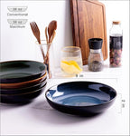 LERATIO Large Pasta Bowls,38oz Ceramic Pasta Bowls,9.0" Reactive Glaze Pasta Bowl Set of 6,Microwave & Dishwasher,Oven Safe,Wide Serving Bowls for Salad,Pasta,Fruit,Scratch Resistant-Colorful