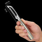 Luxury I-Type Vegetable Peeler – 24K Gold Plated Handle, 304 Stainless Steel Ultra Sharp Blade, Ideal for Potatoes, Apples, and Other Fruits & Vegetables