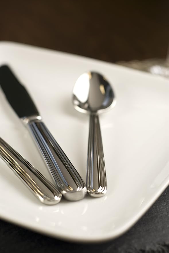 Fortessa Metropolitan 18/10 Stainless Steel Flatware Table Spoon, Set of 12