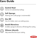 OXO 13 Piece Stainless Steel Cookware Set, Tri-Ply Multiclad Pots & Pans, PFAS-Free Ceramic Nonstick Coated Frying Pans, Induction Compatible, Dishwasher & Oven Safe, Sauce, Stock, Saute, Silver