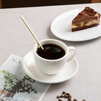 12 PCS Coffee Spoons, 18/8 Stainless Steel Espresso Spoons, 6.7 Inches Vogue Mini Tea Spoon, Cappuccino Stirring Small Spoon for Dessert, Ice Cream, Frosted Handle,Sweejar(Gold)