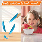 Homienly Dinnerware Sets Plates and Bowls Sets Wheat Straw Dish Set Service for 4 Alternative to Plastic Plates Cups Lightweight & Unbreakable Dishes Set for Kitche Outdoor Camping 16 PCS-Island