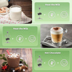 Maestri House Milk Frother, Variable Temp and Froth Thickness DualFro 600 Milk Frother Steamer, 21OZ Smart Touch Control Milk Warmer, Dishwasher Safe, Memory Function for Latte&Hot Chocolate (Black)