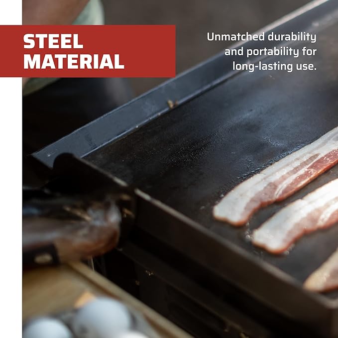 Camp Chef SG60 Deluxe Double Burner Steel Professional Griddle (Steel)