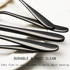 20-Piece Black Silverware Set, Flatware Set for 4, Food-Grade Stainless Steel Tableware Cutlery Set, Mirror Finished Utensil Sets for Home Restaurant, Forks Spoons and Knives Set, Dishwasher Safe