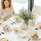 Silverware Set, 20 Piece Flatware Cutlery Set for 4, 18/8 Stainless Steel Silverware Mirror Polished Dishwasher Safe for Home, Restaurant, Wedding, Party Cutlery(Silver, 20 pieces for 4)