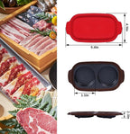 Microwave Egg Cooker, Portable Poacher/Fryer Egg, Egg Cooker for Breakfast Sandwiches Maker for 2 Eggs, for Kitchen, Travel, Gifts Dishwasher-Safe (red)