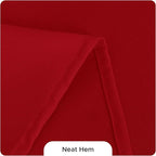 Fitable 8 Pack Table Cloth Rectangle Table: Stain and Wrinkle Resistant Tablecloth Rectangular, Washable Polyester Tablecloths for Wedding Party Dining Banquet Event Catering(Red, 70x108 Inch)