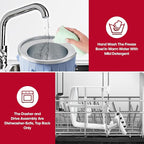 InnoMoon Ice Cream Maker Attachment for KitchenAid Stand Mixer, Compatible for Kitchenaid 4.5QT/5QT/6QT/7QT Stand Mixer, 2-Quart Frozen Yogurt, Sorbet Gelato Maker, Kitchen aid Ice Cream Maker (Blue)