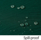 maxmill Round Swirl Design Tablecloth Waterproof Spillproof Wrinkle Free Table Cloth, Kitchen Dinning Circular Tabletop Decoration, Fabric Table Cover for Christmas Parties, 70 Inch, Hunter Green