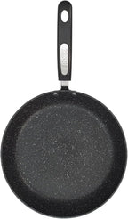 Starfrit The Rock 7PC Non-Stick Cookware Set - Durable Forged Aluminum - Oven Safe - PFOA Free - Easy to Clean - Black