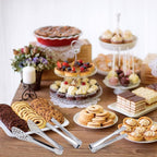 JCREN 12 Pack Mini Tongs - Small Stainless Steel Food Tongs for Serving Appetizers, Tea Party, Coffee, Desserts - 5 inch - Silver