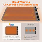 Food Warming Mat, 9 Temperature Modes & Upgraded Electric Heating Wire Full Surface Heating, Portable Warming Mat for Food, 6-Hours Auto Shut-Off Food Warming Mat for Buffet, Parties