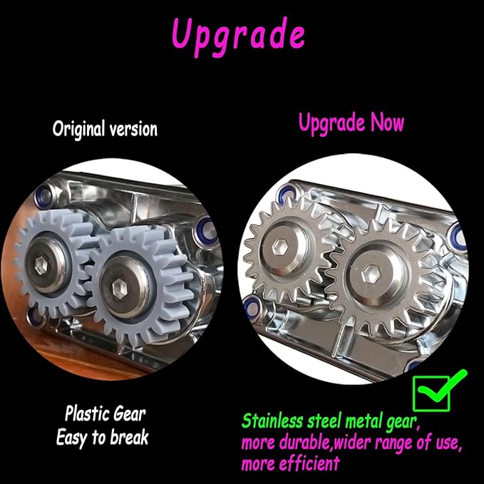 [Upgrade] Meat Tenderizer for All KitchenAid Household Stand Mixers- Mixers Accesssories Attachment [No More Jams,No More Break,Easier to clean]