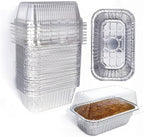 Disposable Mini Loaf Pans with Lids Bakeware Set,1lb, 30 Pack, 6x3.7 Aluminum Foil Bread Pans for Homemade bread, Small Cake Tins, Perfect for Baking Banana Bread, Chease Cake Brownies, etc.