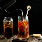 TreeMVI- 200PCS Disposable Coffee Stirrers 7IN Bamboo Coffee Stir Sticks with Round Ends for Mixing Drink,Cocktails,Milk Tea