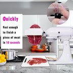 [UPGRADE] Meat Tenderizer Attachment for All KitchenAid Household Stand Mixers- Mixers Accesssories [No More Jams,No More Break,Easier to clean]