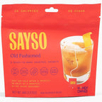 SAYSO Old Fashioned Original Craft Cocktail Tea Bag | Under 1 Min (With Bitters & Orange) | Steep in Whiskey & Cold Water |Organic, Certified Gluten-free & Non-GMO| (<4G Sugar, 15 Calories), 8 count