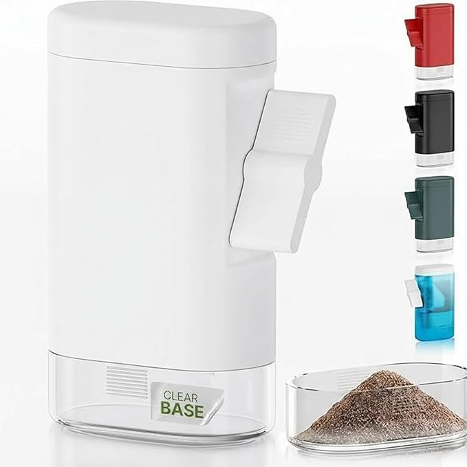 PepperMate Traditional Pepper Mill 723 - Turnkey High Volume Salt and Gourmet Peppercorn Grinder (White)