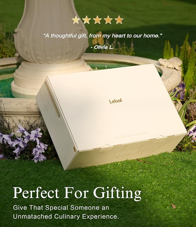 Nonstick Ceramic Cookware Set (7 Piece)–Titanium Cast Aluminum Pots and Pans Set with Lids, Non Toxic PFAS-Free Compatible with All Stovetops–Pearl White