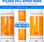 Mulli Portable Blender, 24oz Travel Blender for Shakes and Smoothies, USB Rechargeable Mixer with a Lid for Travel Gym