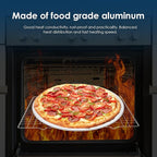 3Pcs Pizza Tray 12 inch Pizza Screen Non Stick Pizza Oven Tray Temperature Resistant Pizza Mesh Baking Tray Reusable Pizza Mesh Pan for Baking Oven Home Restaurant