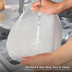 Bamboo Steamer Silicone Liners 12-Inch 6Pcs, BPA Free, Reusable & Non Stick for Food Steamer, Air Fryer, Steaming Dumpling Dim Sum Vegetable, Round Mesh Parchment Baking Sheet Paper