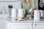 ZWILLING Enfinigy Cool Touch 1-Liter Electric Kettle, Cordless Tea Kettle & Hot Water - White