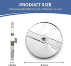 TK Universal Disc Replacement for Half and Round Hopper - Vegetable Chopper - Slicer 6mm for Slicing