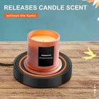 Coffee Mug Warmer for Desk,Heating Plate Electric Cup Warmers for Men Women Adult (D + Orange Light)