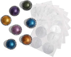 Geesta Reusable Aluminum Foil Seals Lid Compatible with Nespresso Vertuoline Capsule-120 Pcs (120 PCS)