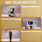 Electric Wine Dispenser, Aerator, Pourer & Vacuum Wine Pump, Portable One Button Automatic Wine Aerator for Quick decanting, Improving Wine Taste & Aroma, Gifts for Men & Women Wine Lovers (Red)