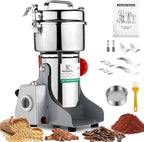 Electric Grain Mill Grinder-800g 110V 3000W Performance Grain Mill,Suitable for Kitchen, Household,Commercial Use of Crushing Dry Grains,Spices,Herbs,Coffee,Corn,Pepper Grinder.(800g)
