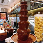 Chocolate Fountain 110V Electric 7-Tiers Larger Digital Chocolate Fountain Melting Machine Heating Fondue Fountain,8kg of chocolate