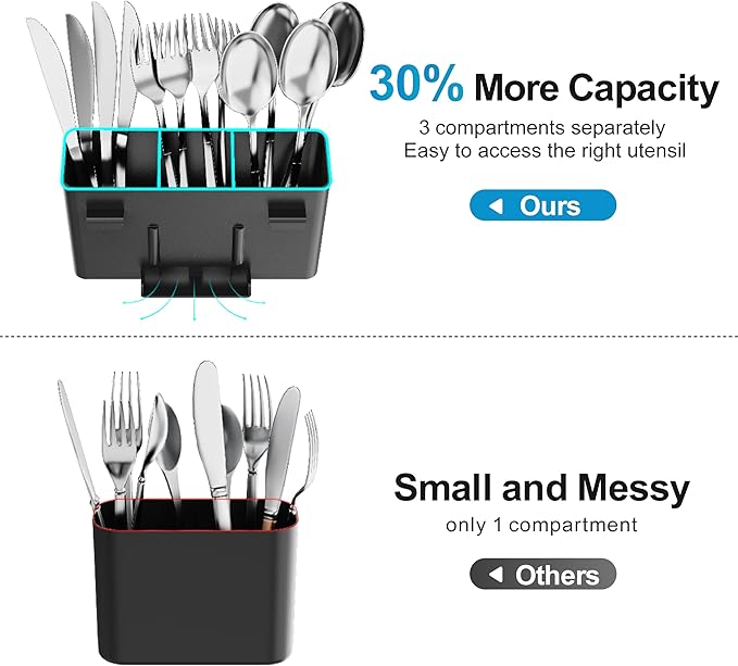 GSlife Small Dish Drying Rack - Dish Racks for RV Small Kitchen Counter, Space-Saving Dish Drainer with Drainboard, Utensil Holder, Dish Holder for Sink, 15" D x 10" L, Black