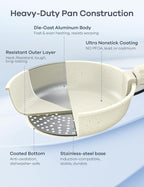 Ganiza 27pcs Nonstick Cookware Set, Pots and Pans Set Non Stick Detachable Handle, Non Toxic Cookware Sets Induction, Pots and Pans with Removable Handles, RV Cooking Set, Oven/Dishwasher Safe