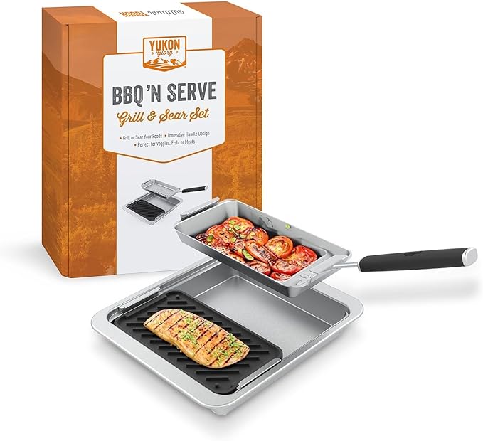Yukon Glory™ SEAR 'N SERVE Set (BBQ 'N SERVE Grill & Sear Set)