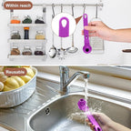 Palksky Coffee Scoop & Funnel for Reusable K Cup Refillable Coffee Pods,2 Tablespoon Coffee Measuring coffee Scooper,1PCS(Purple)