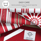 Assorted Kitchen Towels 100% Cotton Large 16x26 Inch Set of 5 - Soft Highly Absorbent Durable Reusable - Perfect for Drying Cleaning Everyday Kitchen Use - Quick Drying Dish Towels Red