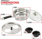 Nonstick Egg Poacher Pan, 2 Poached Egg Cups, Easy Poached Egg Cooker Stainless Steel, Perfect Eggs Benedict Maker, Egg Poaching Pan, PFOA-Free Silicone Spatula - Modern Innovations