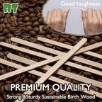 RT－Wooden coffee stirrer natural birch can be used for tea hot drinks and cold drinks the stirrer sticks 5.5"inch 1000 sticks packaging