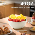 Wheat Straw Bowls for Kitchen set of 6,Anti-Scald Thick Soup Bowls 40oz,Microwave and Dishwasher Safe Bowl Sets, Unbreakable Cereal Bowl Sets. Vibrant Series